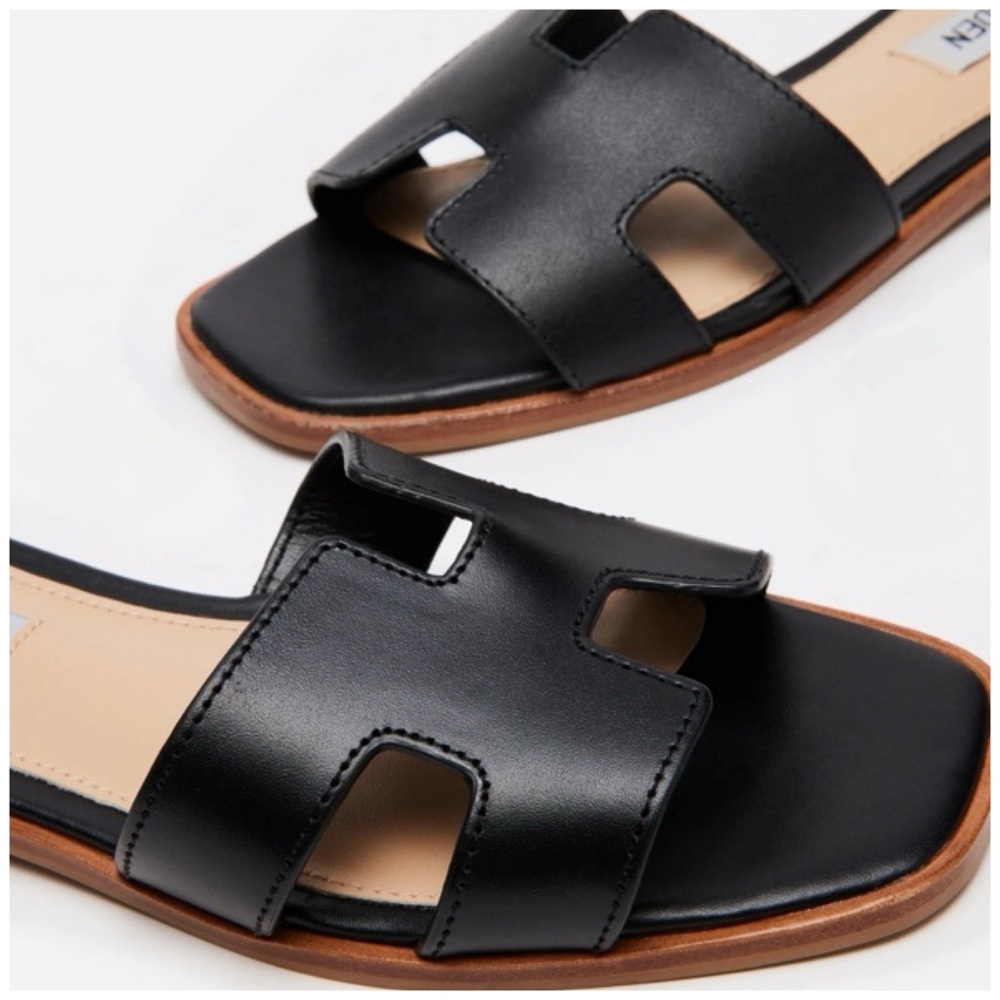Steve Madden • HADYN BLACK LEATHER - Picture 2 of 8